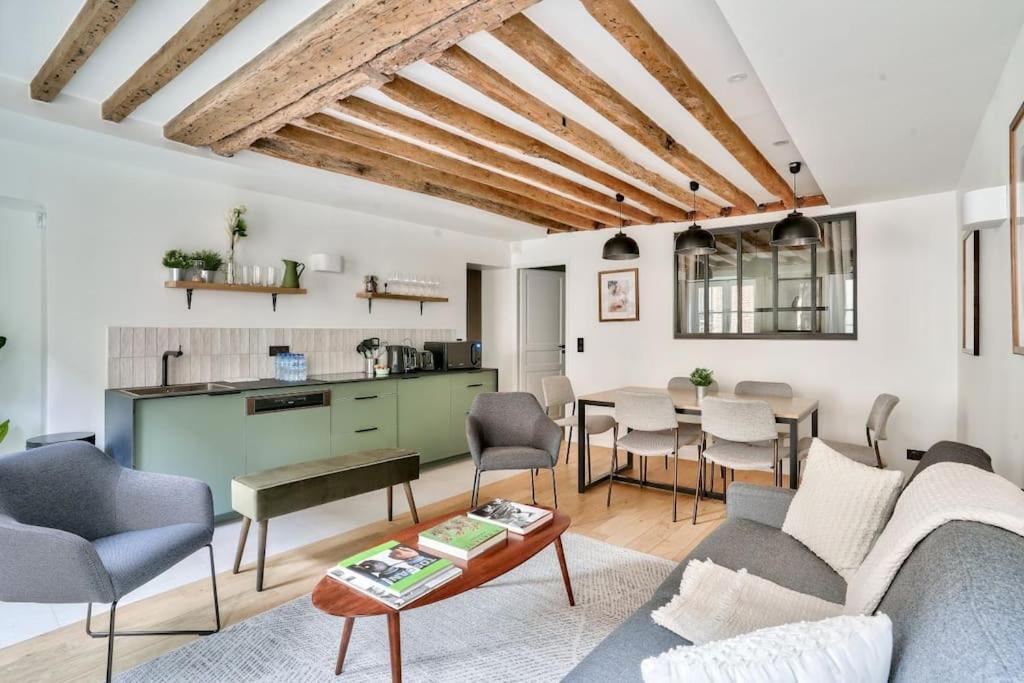 Magnifique Appartement Pour 6 - Montorgueil Paris Extérieur photo
