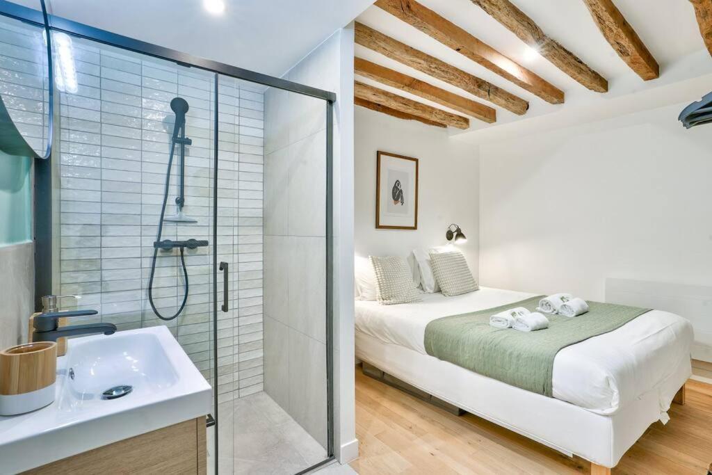 Magnifique Appartement Pour 6 - Montorgueil Paris Extérieur photo