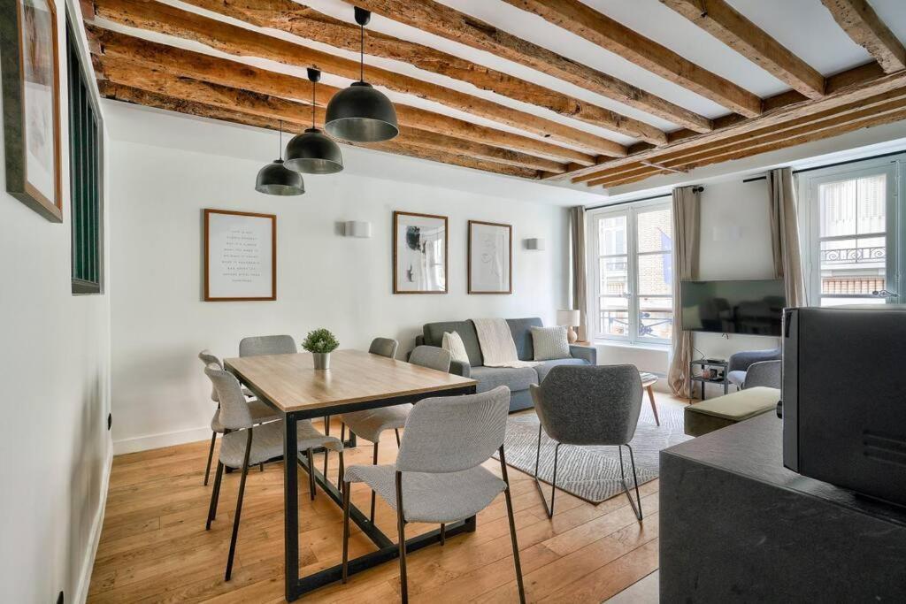 Magnifique Appartement Pour 6 - Montorgueil Paris Extérieur photo