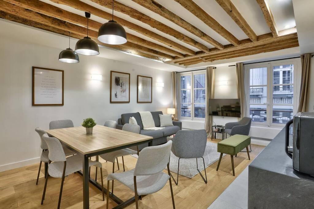 Magnifique Appartement Pour 6 - Montorgueil Paris Extérieur photo